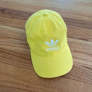 Yellow Adidas womens hat